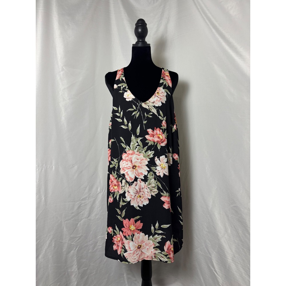 Charlotte Russe Backless Floral Dress Size Medium
